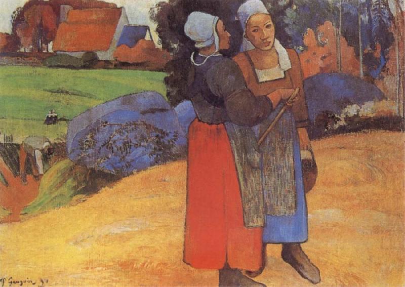 Paul Gauguin Breton Peasants china oil painting image